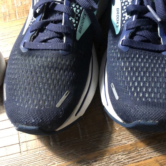 BROOKS Ghost 14 Sz 6.5M Navy Aqua - Picture 9 of 9